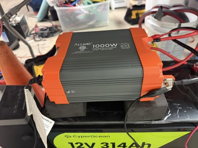 2000W Pure Sine Wave Power Inverter 12V DC to 120V AC, ETL Listed to UL 458 | Surge 4000W, for RV, Truck, Solar, Outdoor, Home, Off-Grid, Power Inverter with 2 AC Outlet, Hardwire Port, Remote Control customer photo 1