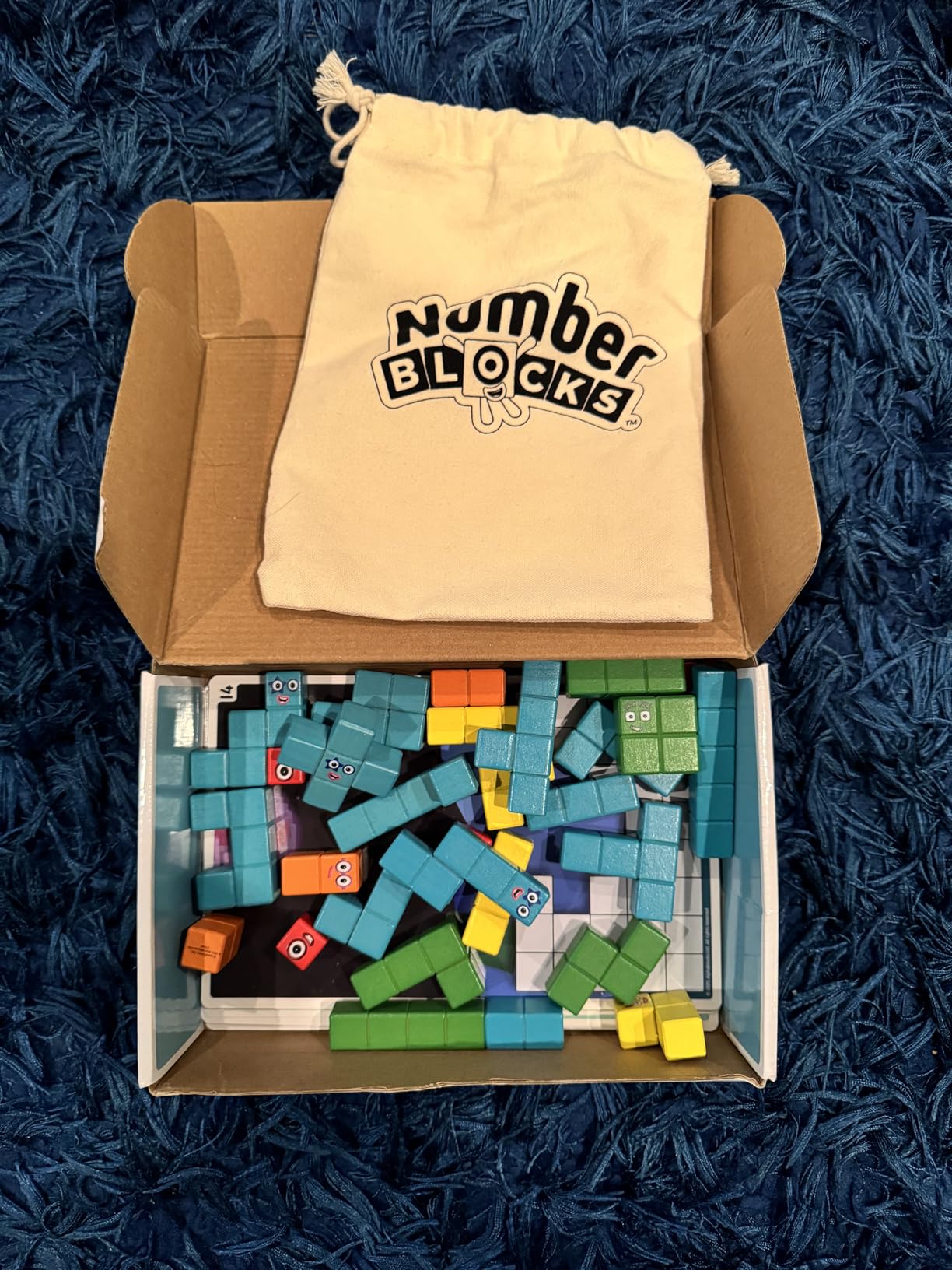 hand2mind Numberblocks Wooden Building Blocks Activity Set, Wood Stacking Toy, Counting Blocks, Numbers for Toddlers, Math Games, Preschool Learning Activities, Birthday Gift, 39 Pieces customer photo 2