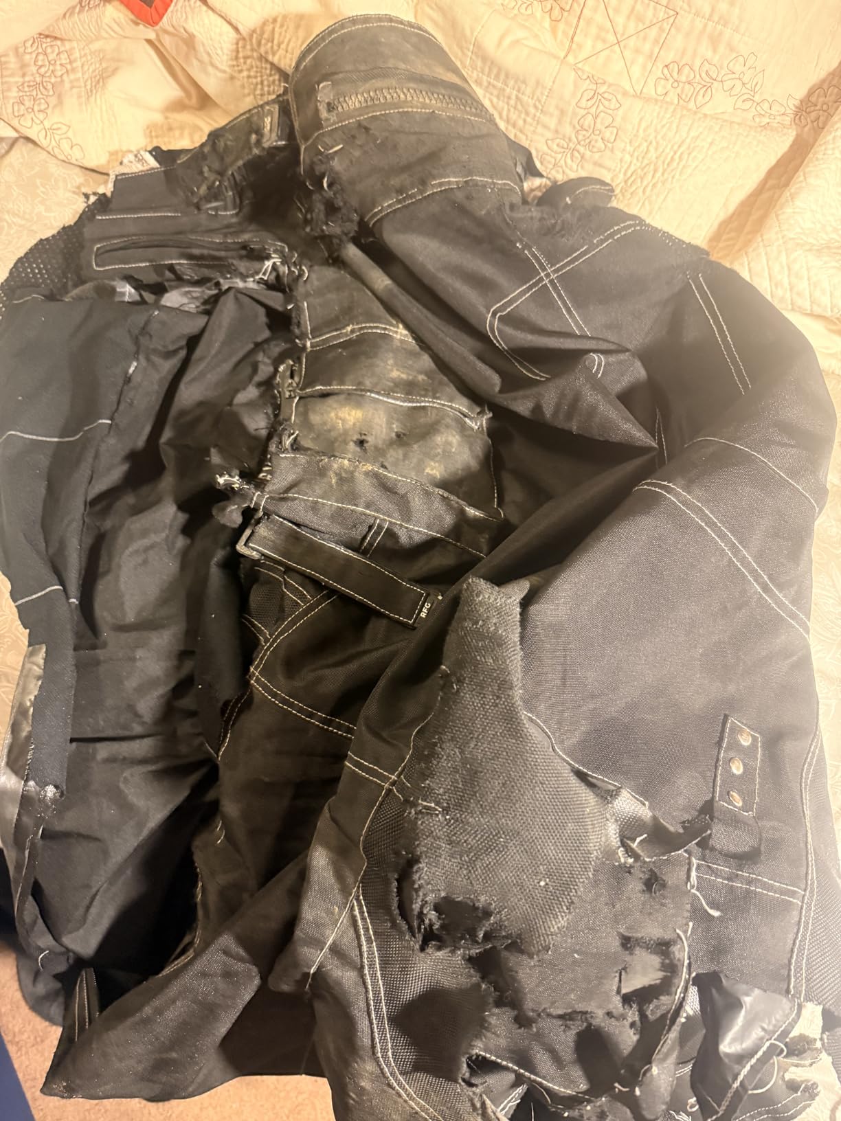 RFG Motorcycle Pants Mens - Waterproof Motorcycle Riding Pants - Ventilation Zippers customer photo 1