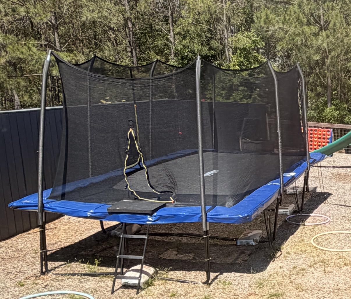 Zupapa 1800LBS Weight Capacity Rectangle Trampoline 10x17FT 9X15FT 8X14FT Outdoor Square Gymnastics Trampolines with Basketball Hoops for Kids Adults Long Large Big Rectangular Tumbling Trampolin customer photo 1