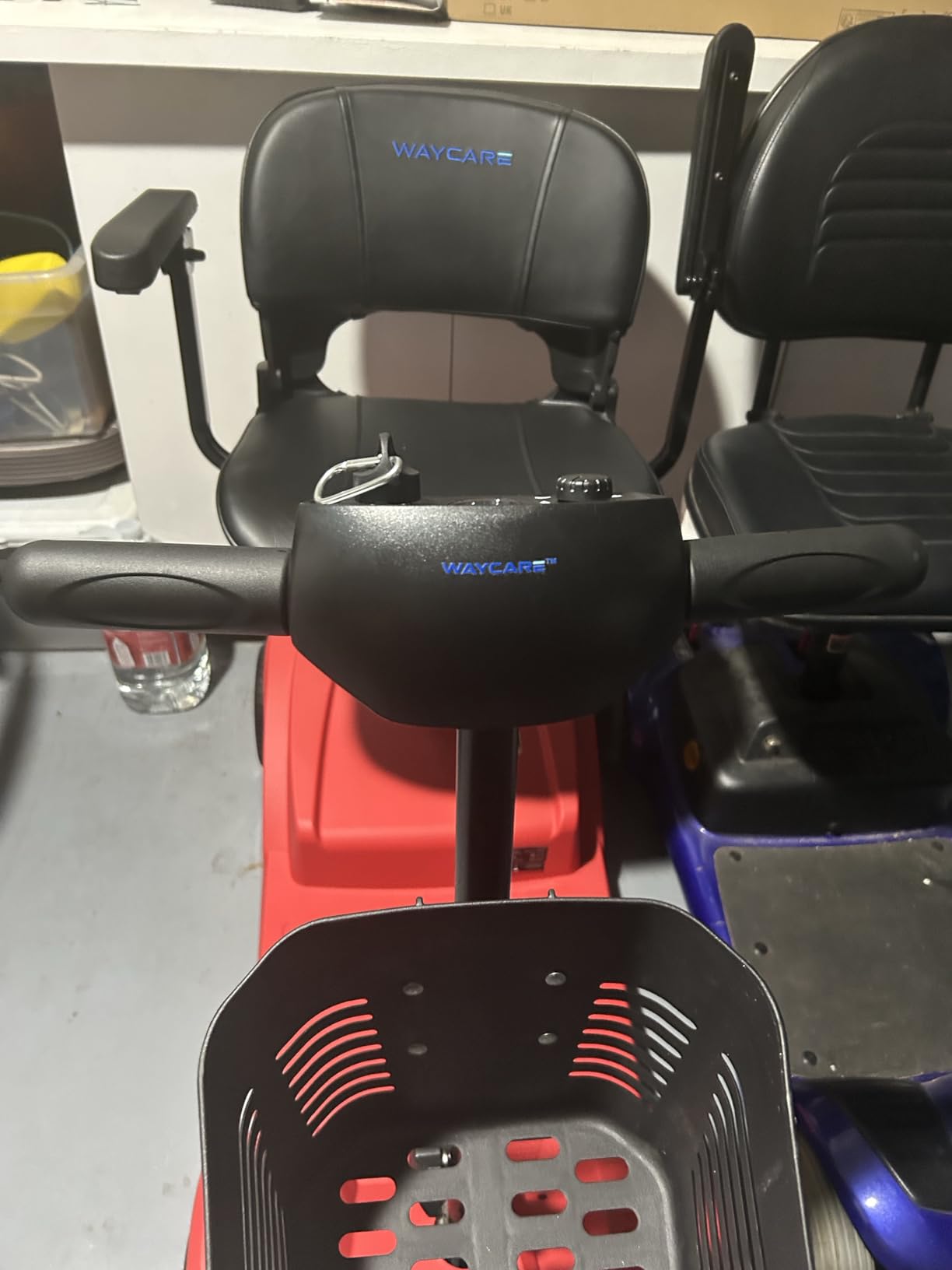 WayCare 15-25 Miles Long Range Mobility Scooter,Weight Capacity 330 LBS+ Powered Mobility Scooters for Seniors, Compact Duty Mobile for Travel with LED Headlight and Detachable Basket(Red) customer photo 2