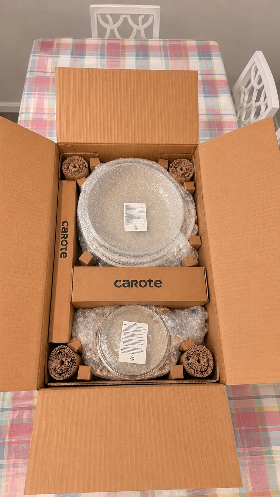 CAROTE 21-Piece Ceramic Pots and Pans Cookware Set, Non Stick Induction Cook Ware Kitchen Cooking Set Non-Toxic Health, PFAS Free customer photo 2
