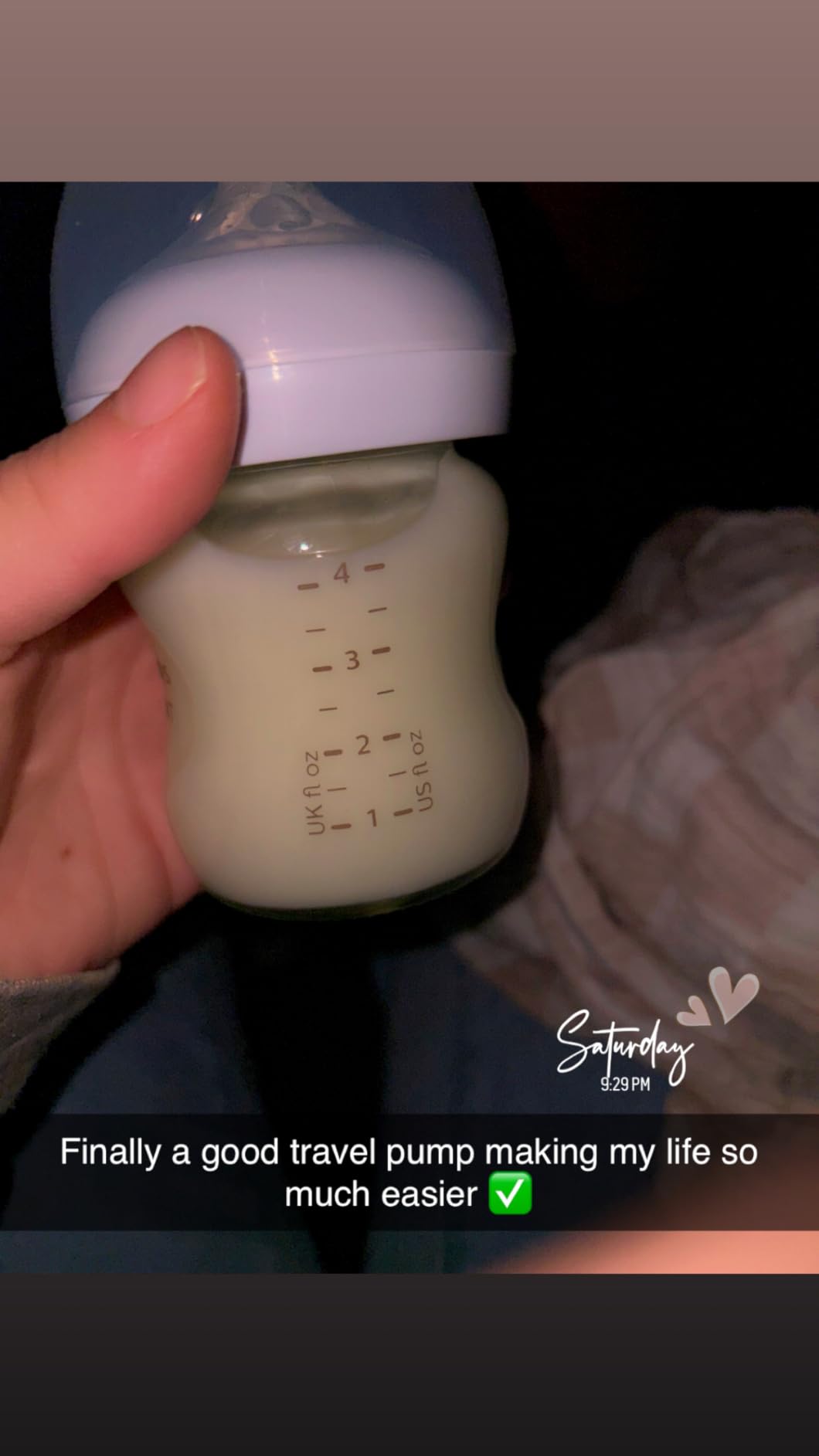 eufy Security Heated Wearable Breast Pump E20, Hands-Free, App Control | HeatFlow with 3 Heat Levels, App DIY Rhythm, Powerful 300mmHg Suction, 46dB Quiet Slim Fit, BPA-Free customer photo 2