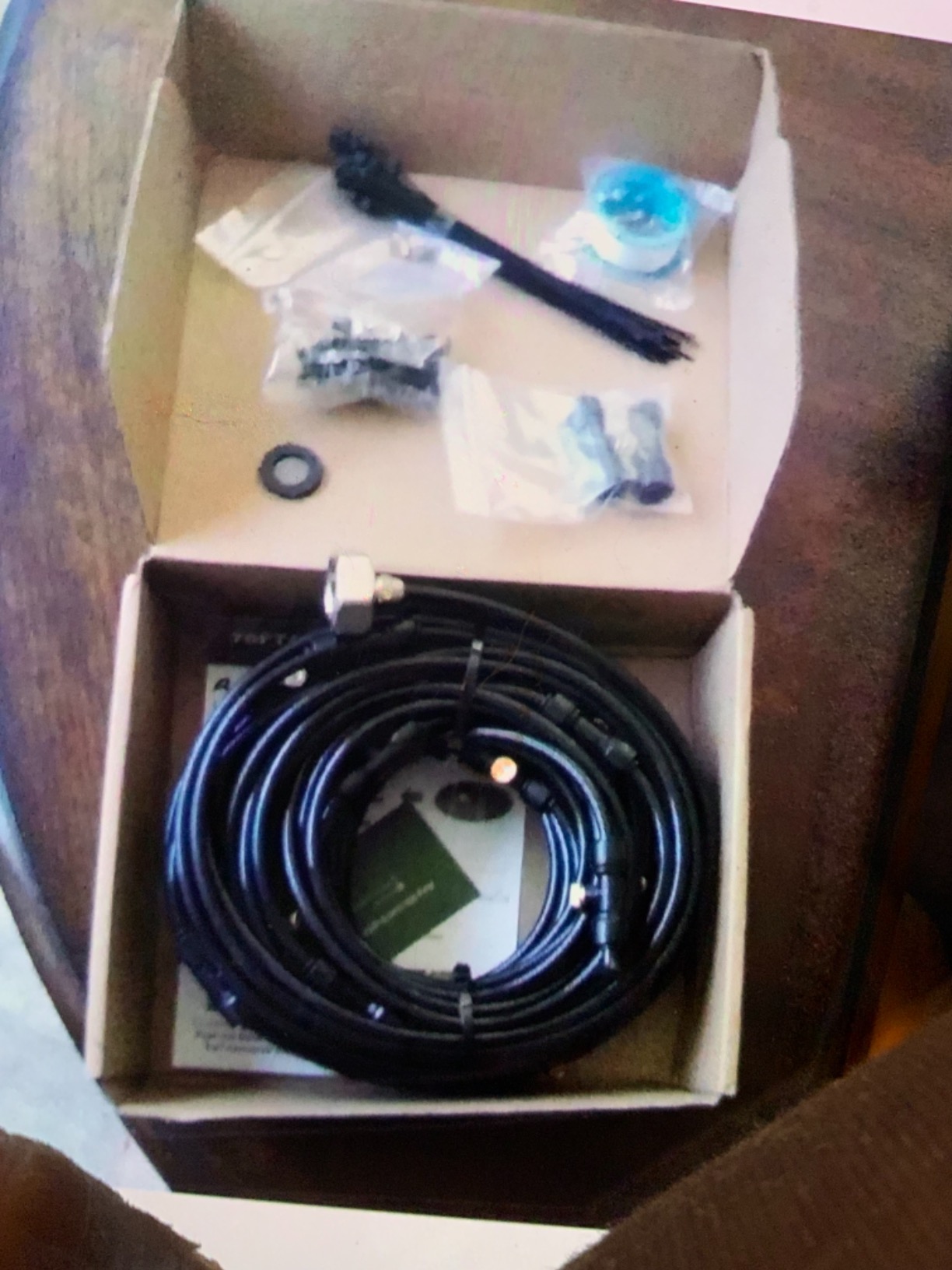 MIXC Misters for Outside Patio, 75FT (23M) Misting Line+23 Mist Nozzles+3/4