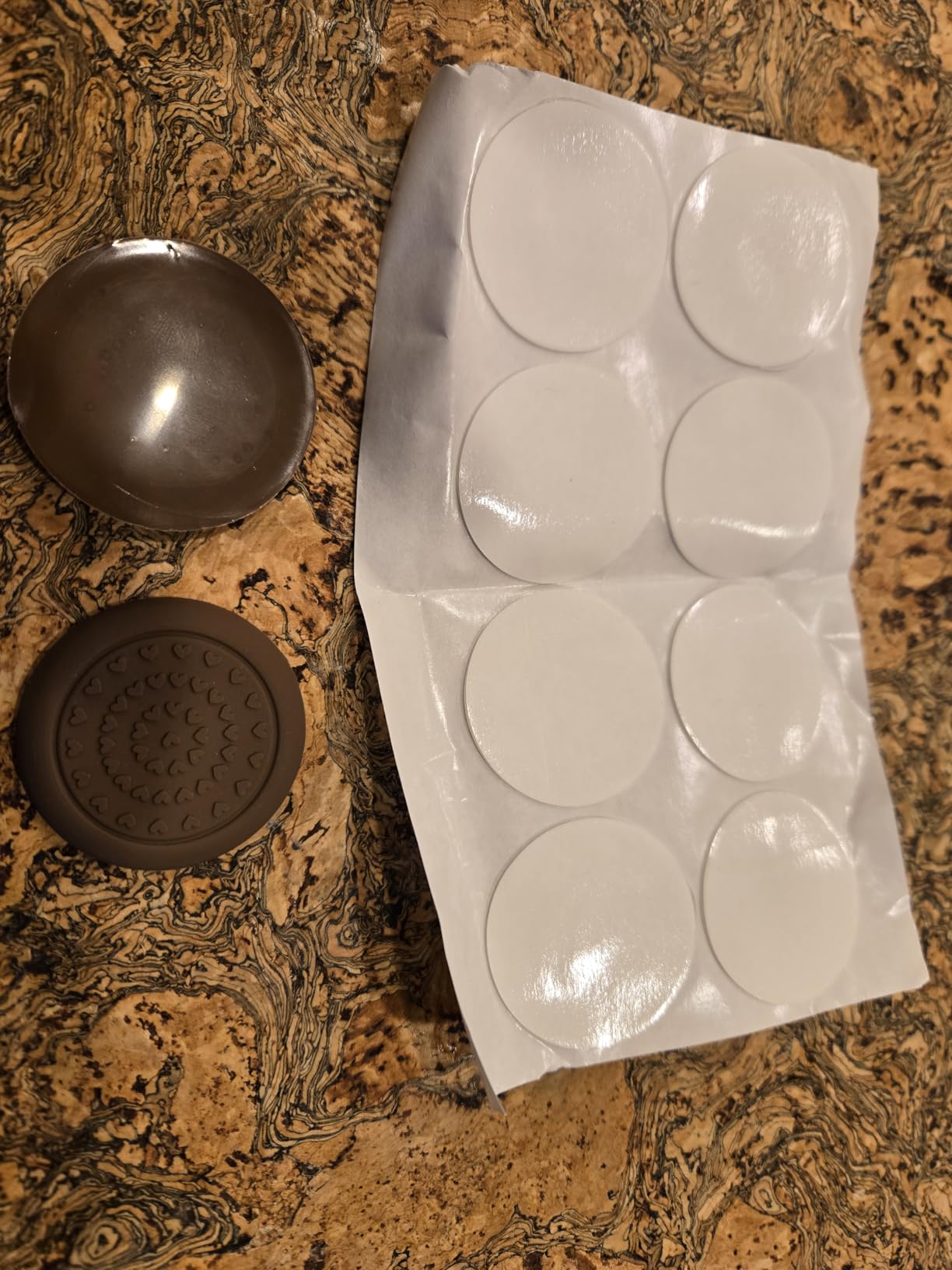 Rubber Feet for Cutting Board, 8 Pack Self-Adhesive Non Slip Rubber Bumper Pads for Chopping Boards, Butcher Blocks, Serving Trays, Kitchen Countertops and Small Appliances customer photo 2