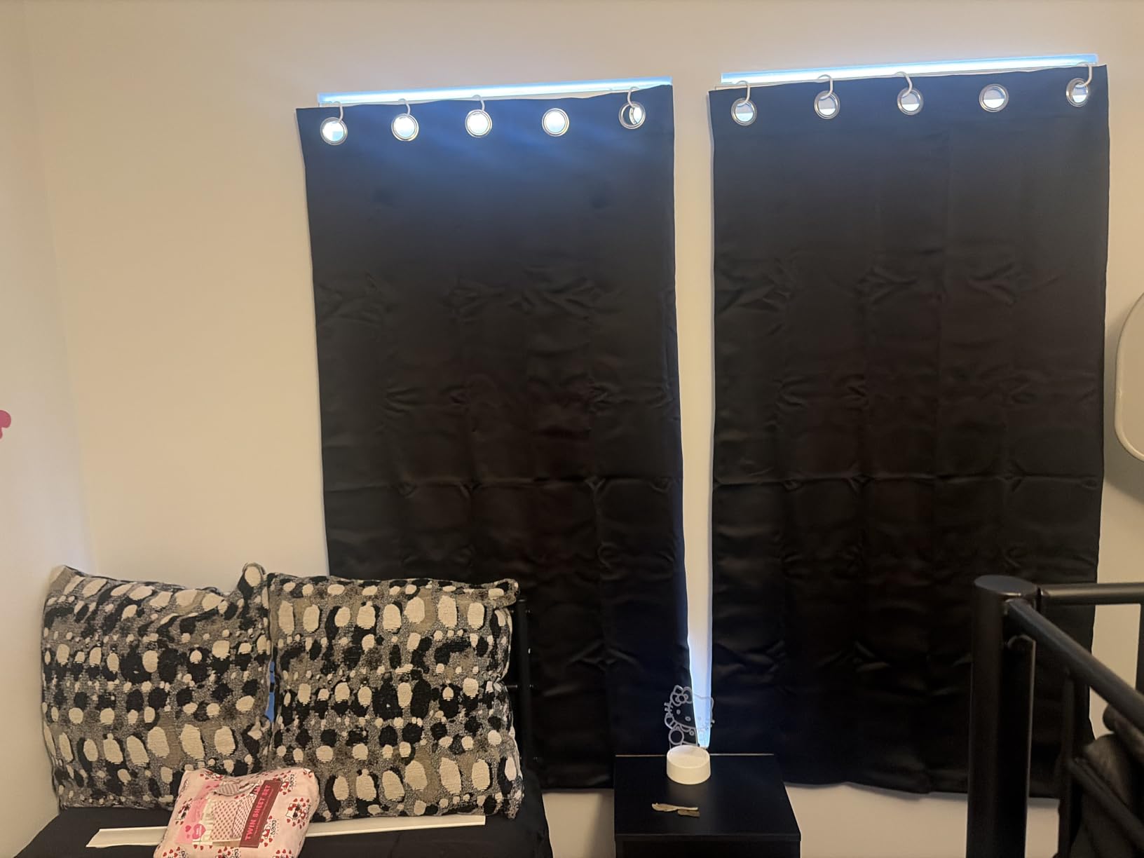 MIULEE Blackout Curtains for Bedroom 2 Panels 40 x 63 Inch Long Dark Grey | Thermal Insulated, Living Room Darkening Grommet Drapes, Noise Reducing, Light Blocking Window Treatments customer photo 2