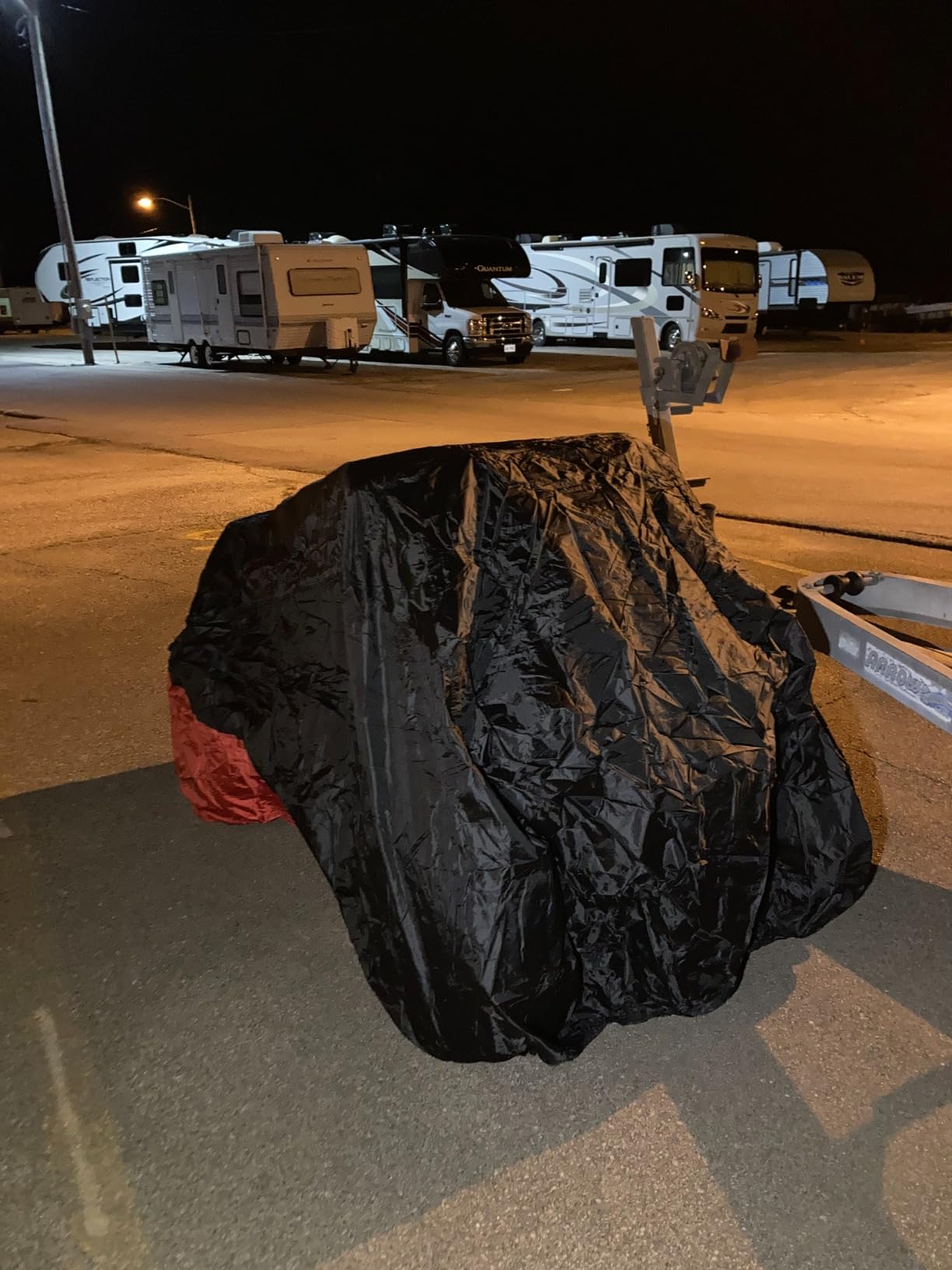 COVERVIN ATV Cover Waterproof, All Weather Rain and Sunproof 4 Wheel Cover Quad Cover for Honda Suzuki Kawasaki Yamaha Polaris 100''L x 43''W x 47''H (XXXL) customer photo 2
