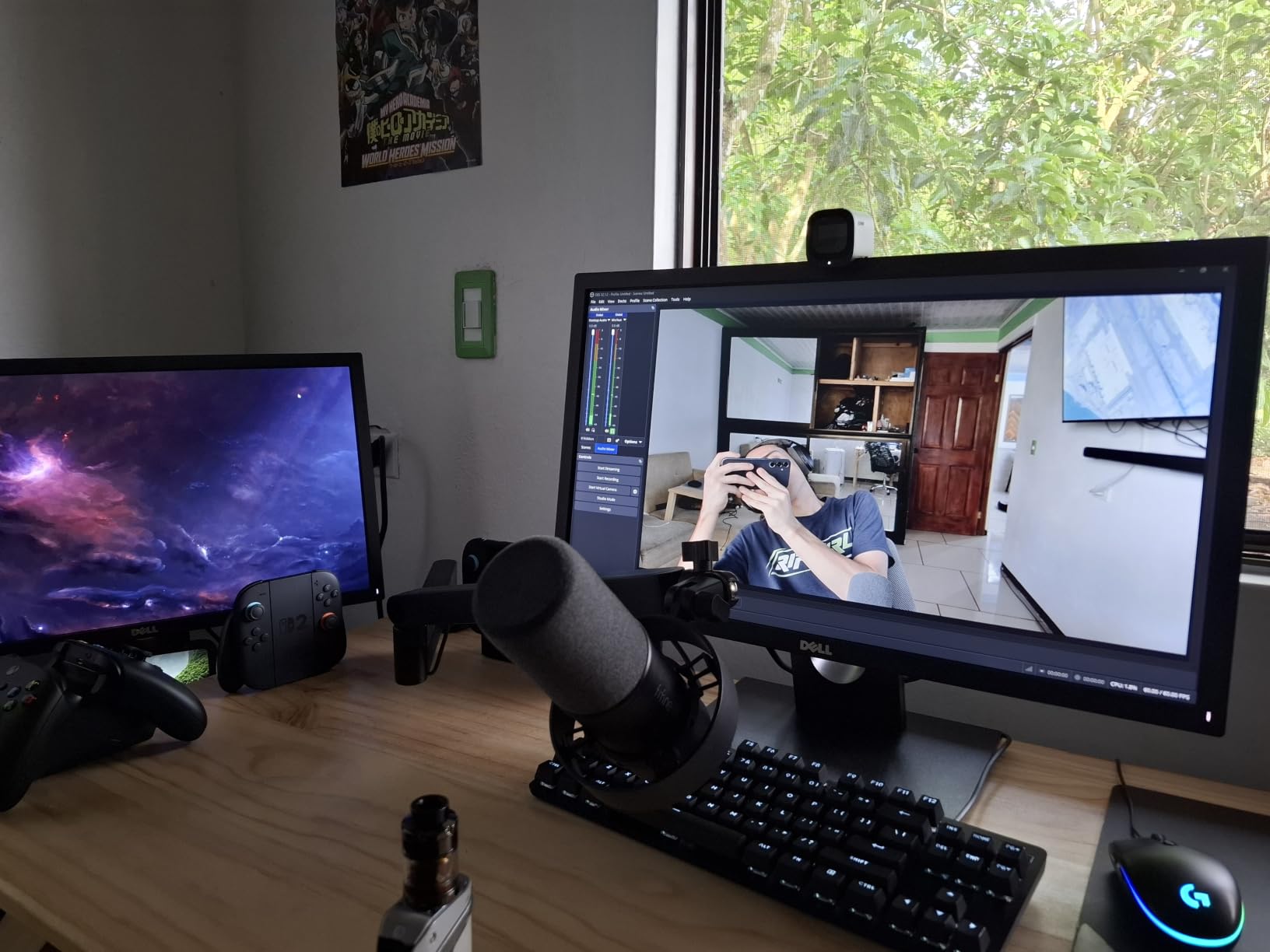 InnoGear Low Profile Mic Arm Boom Arm Microphone Stand Desk Mount, Black - for Fifine AM8 K669B Elgato Blue Yeti Shure SM58 SM7B, 3.3lb Weight Capacity, Vibration Resistant, Adjustable Angle customer photo 1
