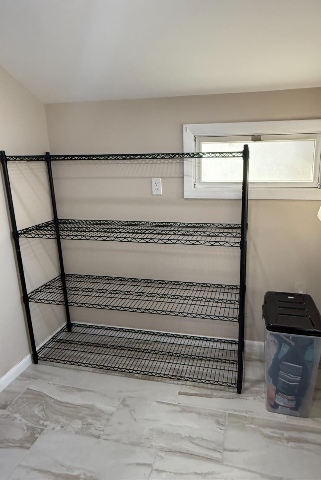 reibii 6-tier heavy duty wire shelving unit, 3840lbs storage shelf rack | commercial grade, 25mm steel rods, 3 reinforcing posts/layer, powder-coated, rust-proof, tool-free assembly customer photo 2