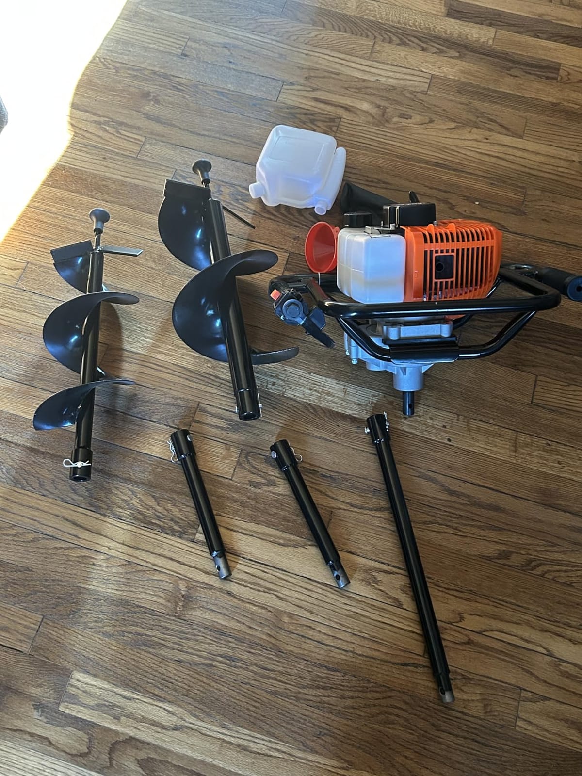 Baotree 72cc Gas Powered Post Hole Digger, Earth Auger with 6