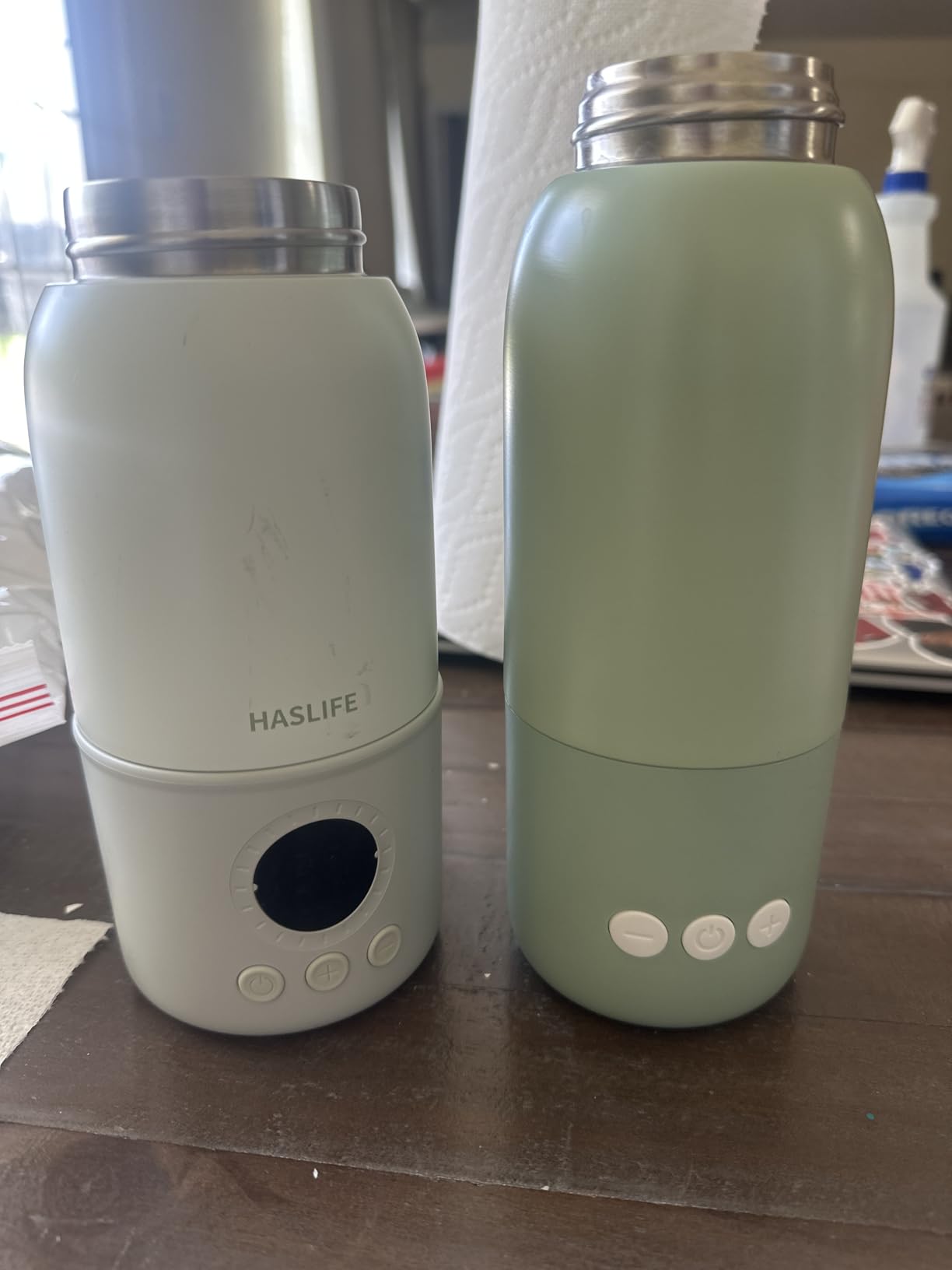 Portable Bottle Warmer for Travel, Fast Heating Baby Bottle Warmer with Keep Warm Function, Portable Milk Warmer for Breast Milk & Formula, 13oz Large Capacity On-the-Go Feeding Solution customer photo 1
