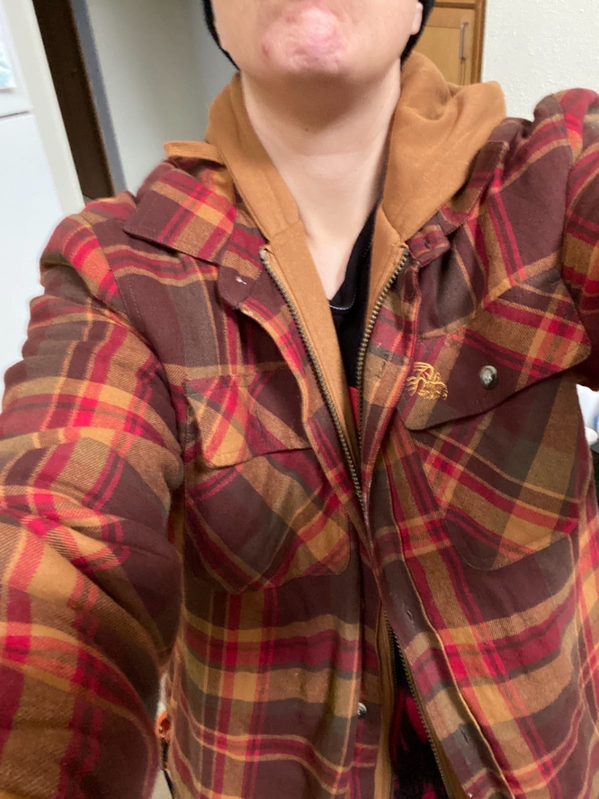 Legendary Whitetails Mens Flannel Shirt Jacket Hooded Shacket customer photo 1