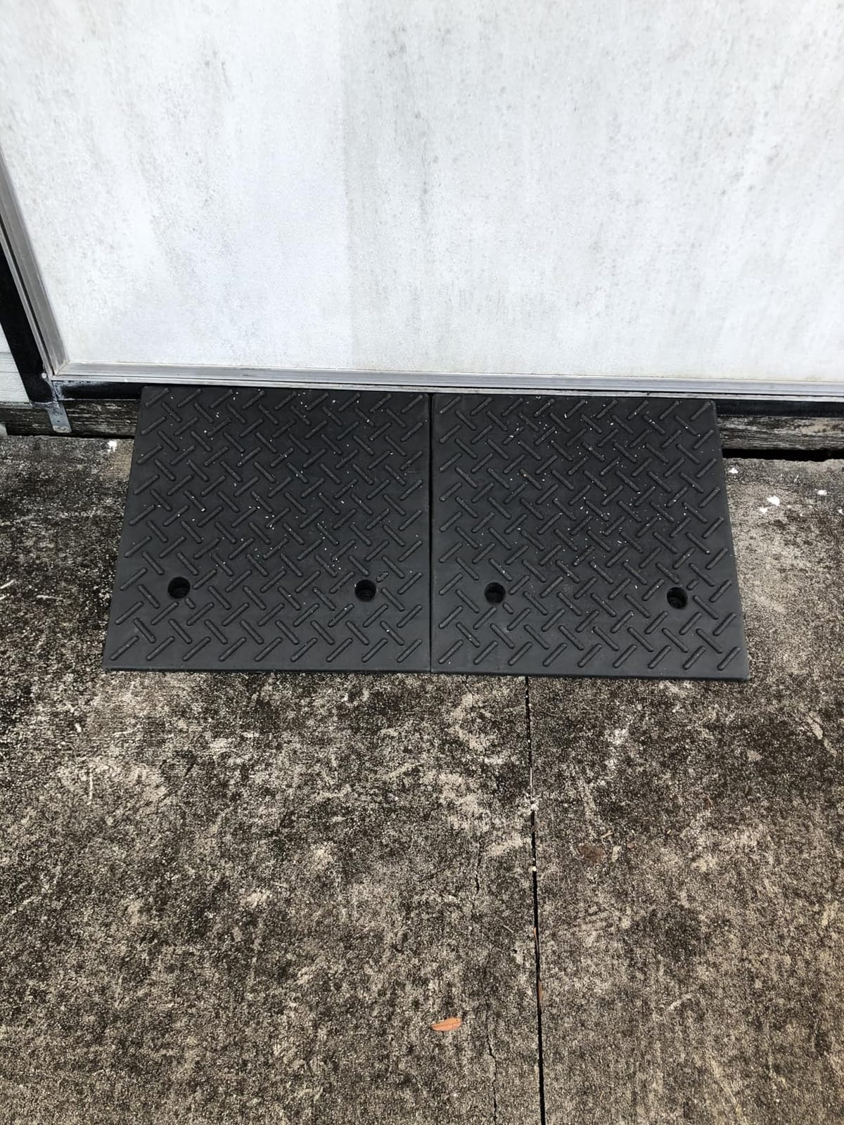 Curb Ramps for Wheelchairs 3.9 in Rise 2 Pack | Heavy Duty Driveway Threshold Ramps for Driveways, Sidewalks, Motorcycles & Lawn Mowers 7000lbs Powersport Loading customer photo 1