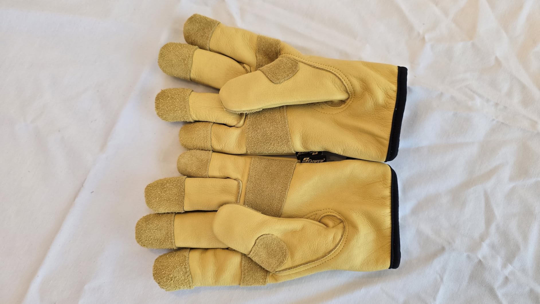 Schwer Pro Max ANSI A9 Cut Resistant Leather Work Gloves, PM3401, L customer photo 2