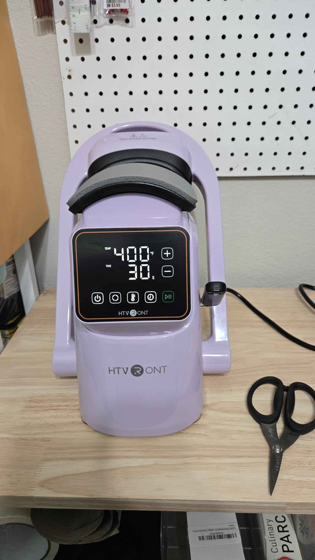 HTVRONT Auto Hat Press Machine - Hat Heat Press Machine with Precise Temp&Timer Control, Hat Heat Press Machine for Caps with 2 Platens, Compatible with DTF Film, Embroidery, Sublimation (Blue) customer photo 1