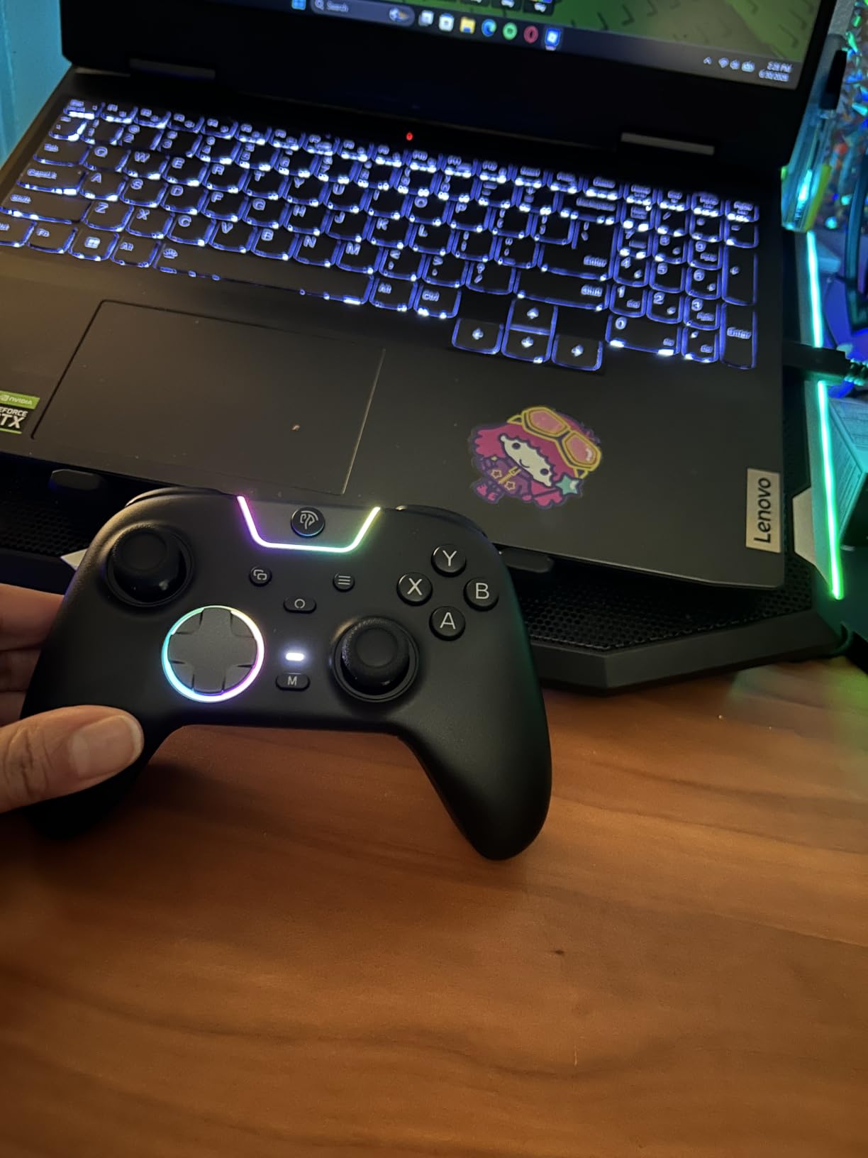 EasySMX X05Pro Wireless Gaming Controller for PC, Switch& Phone - Ultra-Quiet Buttons, Hall Effect Joysticks, 2-Stage Triggers, 1000Hz Polling Rate, Programmable, Ergonomic Grips with 1000mAh Battery customer photo 1