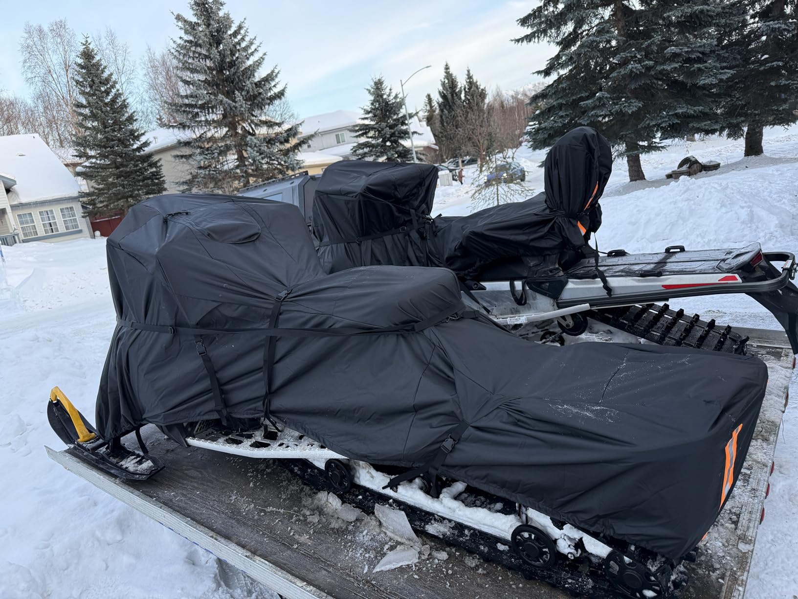 Comnova Snowmobile Cover 145 Inch Premium 600D Outdoor Waterproof customer photo 1