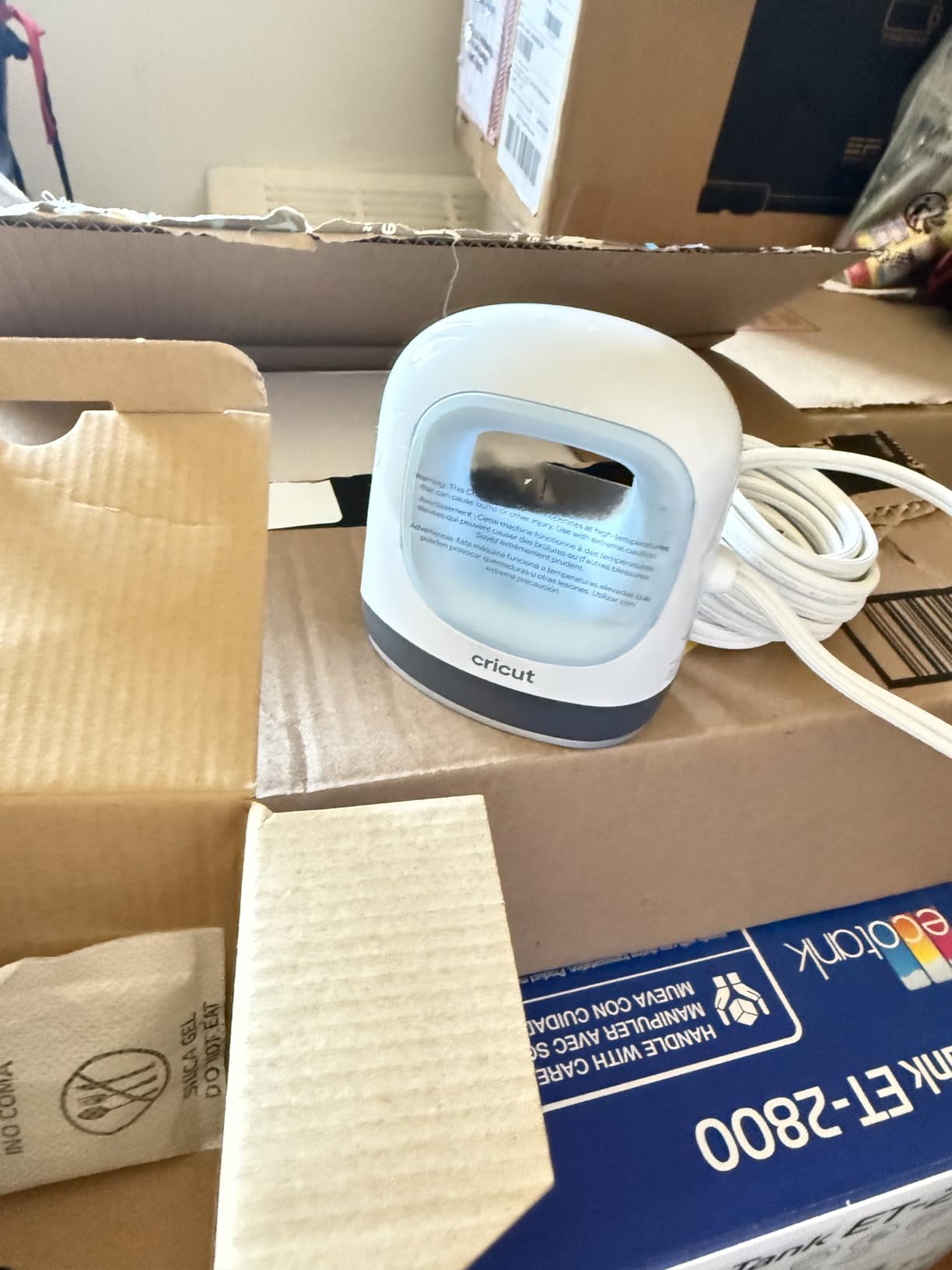 EasyPress Mini Heat Press - Zen Blue | For Pressing Small Objects Like Shoes, Stuffed Animals, Hats & More - 3 Heat Settings & Precision Tip customer photo 1