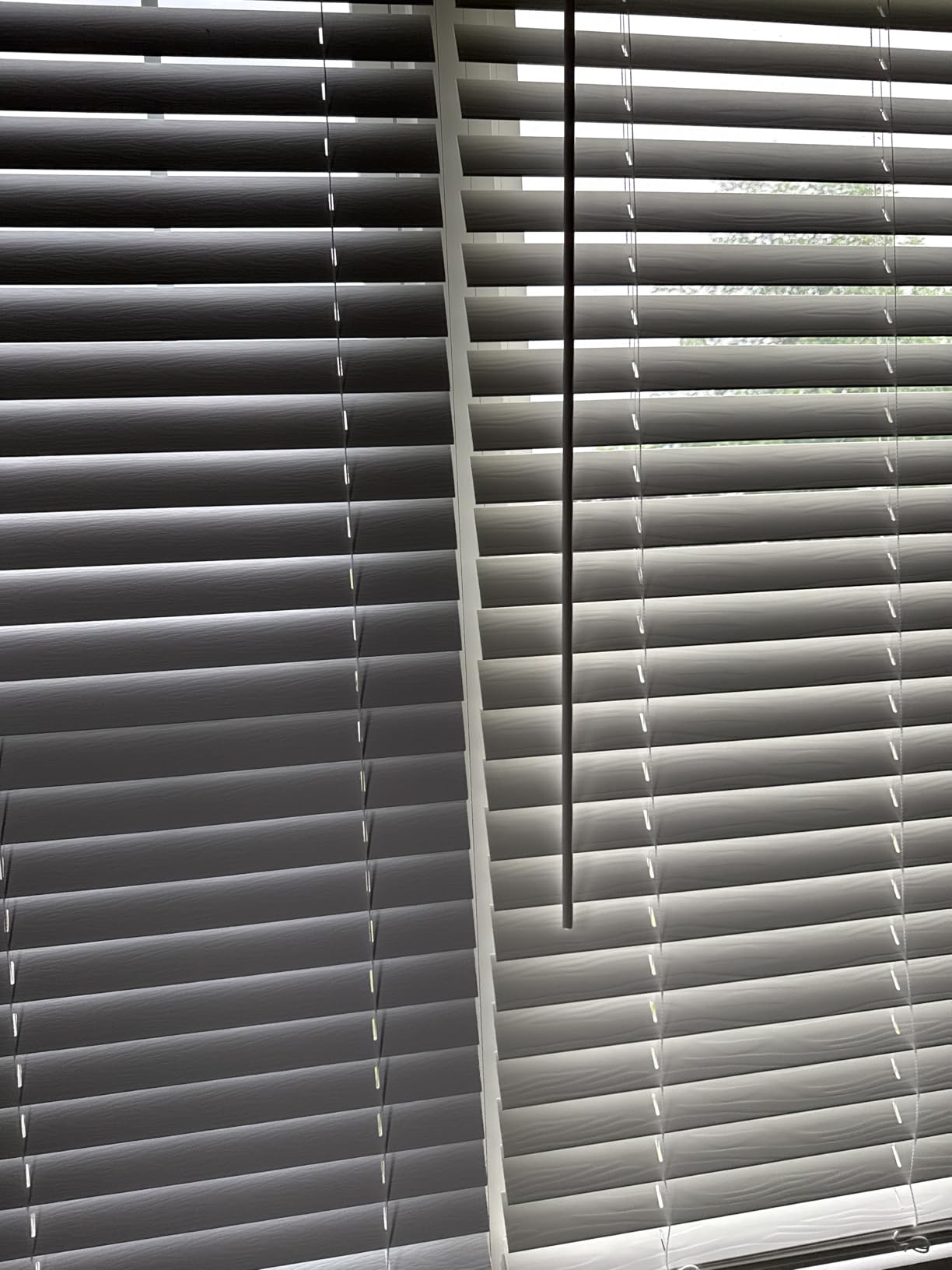 LazBlinds Cordless Faux Wood Blinds, 31