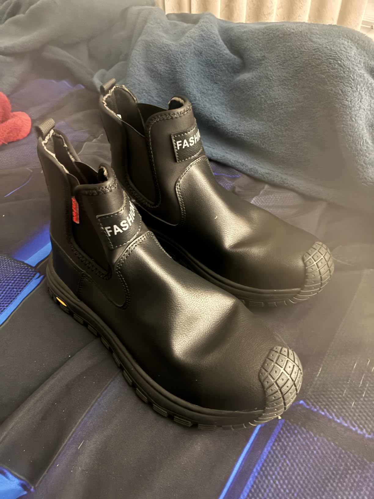 Nutropa Welding Work Boots for Men Steel Toe Boots Welder Working Shoes | Spark Resistant Leather, Heat Resistant Rubber Sole, Anti-Puncture Midsole, Safety Footwear for Construction customer photo 1