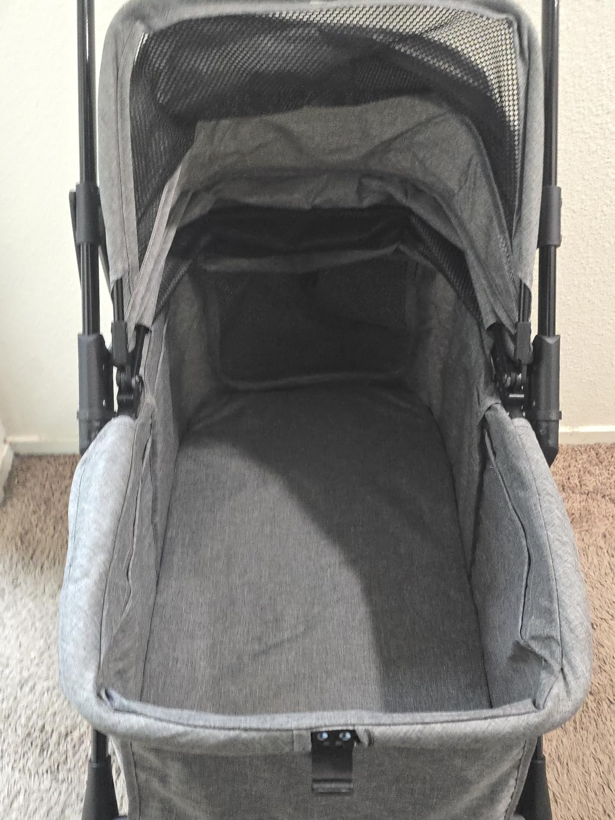 RIDYEE Foldable Dog Stroller for Small & Medium Dogs & Cats up to 44 lb | All-Terrain Shock Absorbing Wheels, Ventilated & Fully Shaded, Low-Entry Design, Lightweight customer photo 2