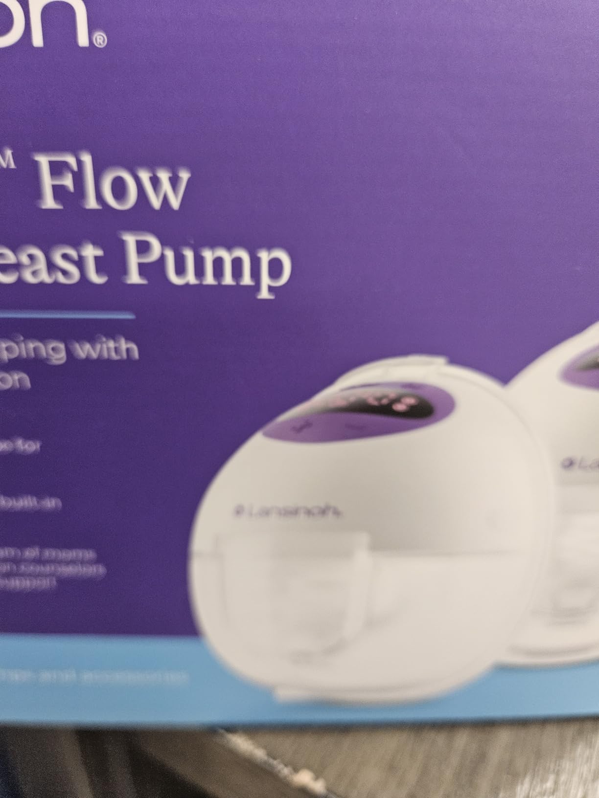 Lansinoh Discreet Duo Flow Wearable Breast Pump | 4 Pumping Modes, 9 Levels Hospital Strength Suction, LED Display, Leak-Resistant, 5 Breast Flange Sizes Included customer photo 2