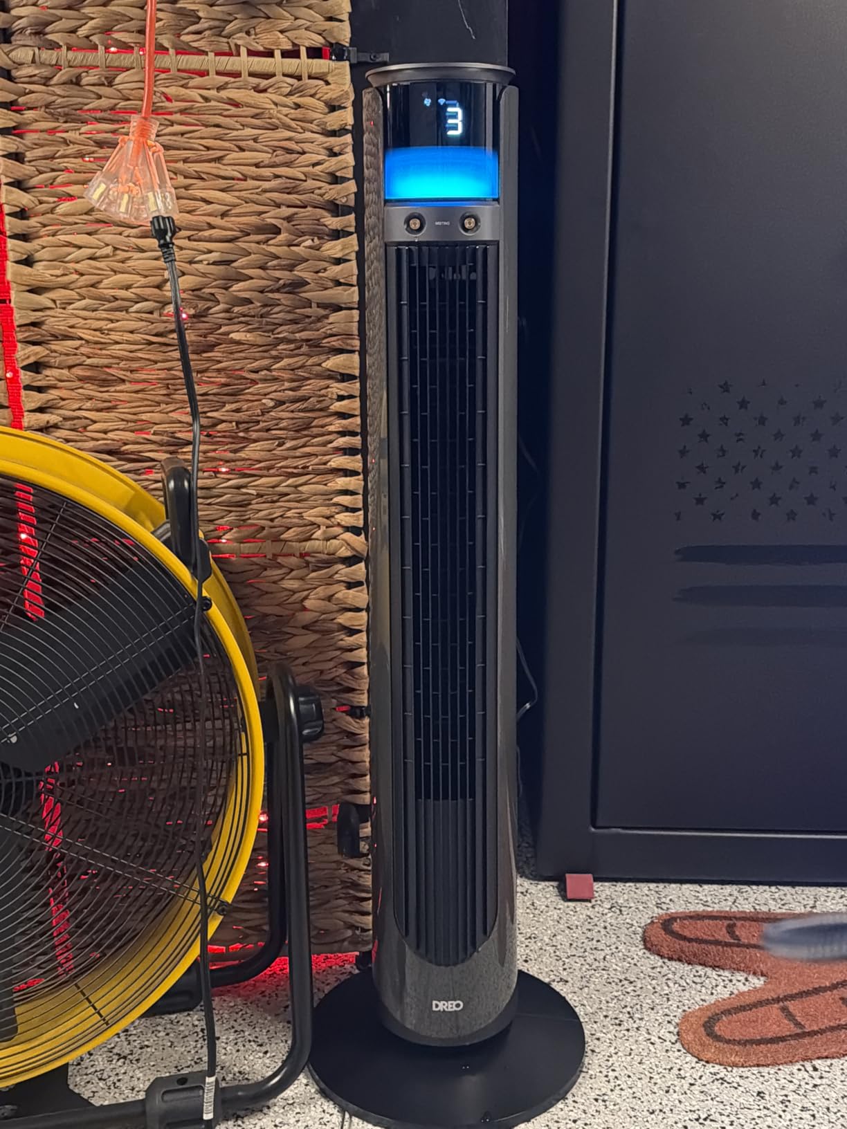 DREO TurboCool Outdoor Misting Fan 711AS, 33 ft/s High Velocity, 12 Speeds, 4 Modes Smart Standing Floor Fan, 150° Customizable Oscillating, 20 dB Quiet DC Motor for Bedroom, Weather Resistant customer photo 2