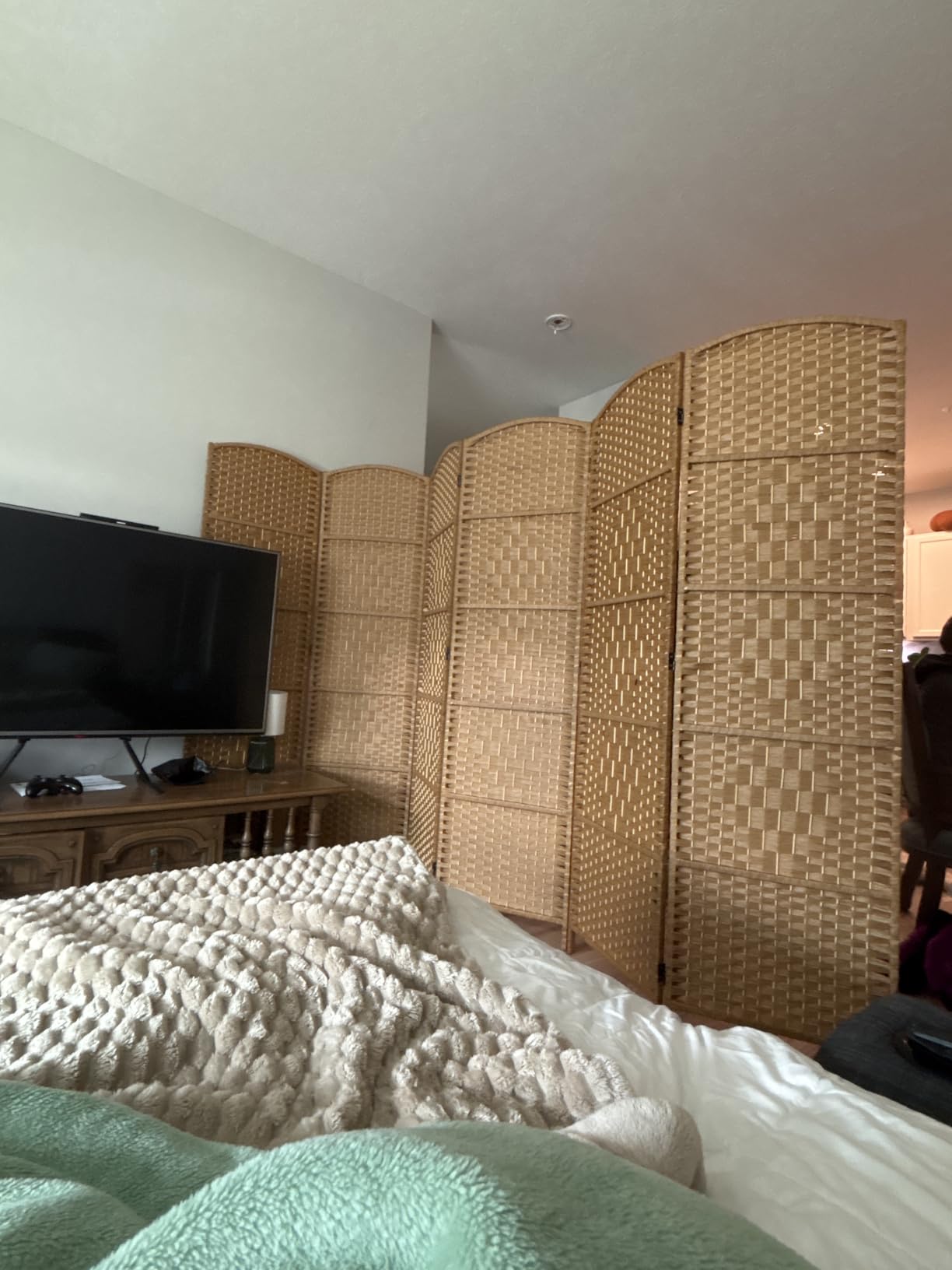 Outdoor Privacy Screen 8-Panel Folding Room Divider Space Partition | 67