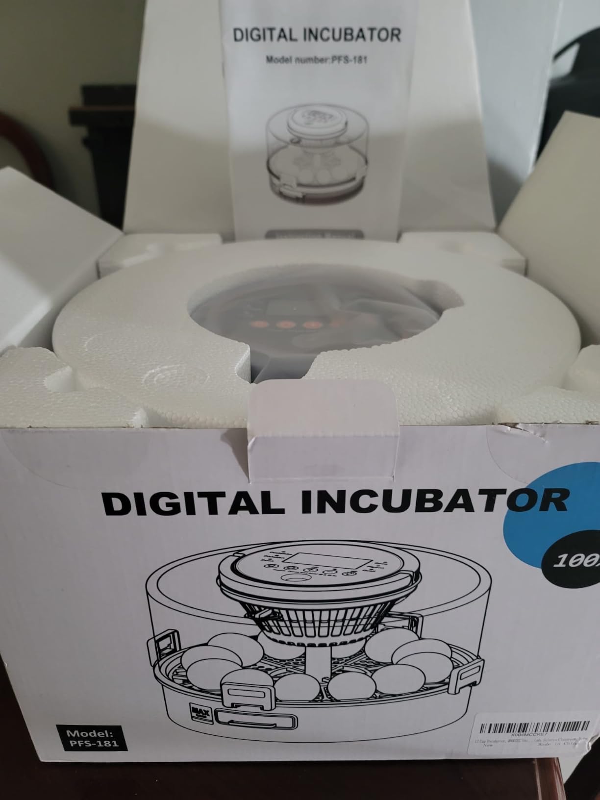 12 Egg Incubators for Hatching Eggs for Home, Classroom and Lab | Incubator for Chicken Eggs, Duck, Goose, Quail, Snake, Egg Incubator with Automatic Egg Turning and Humidity Control customer photo 1