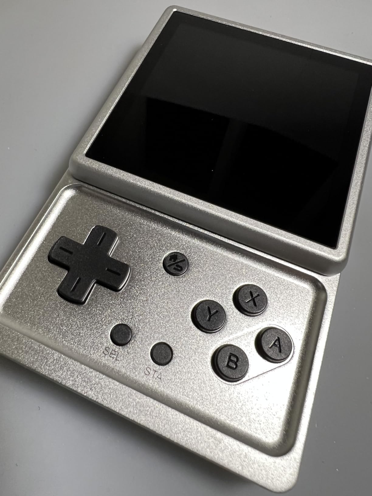 Anbernic RG Rotate Retro Handheld Game Console, 3.5-Inch Rotating Touchscreen, Android 12, T618, 3GB+32GB, Aluminum Alloy Portable Gaming Device with Adjustable Shoulder Buttons customer photo 2