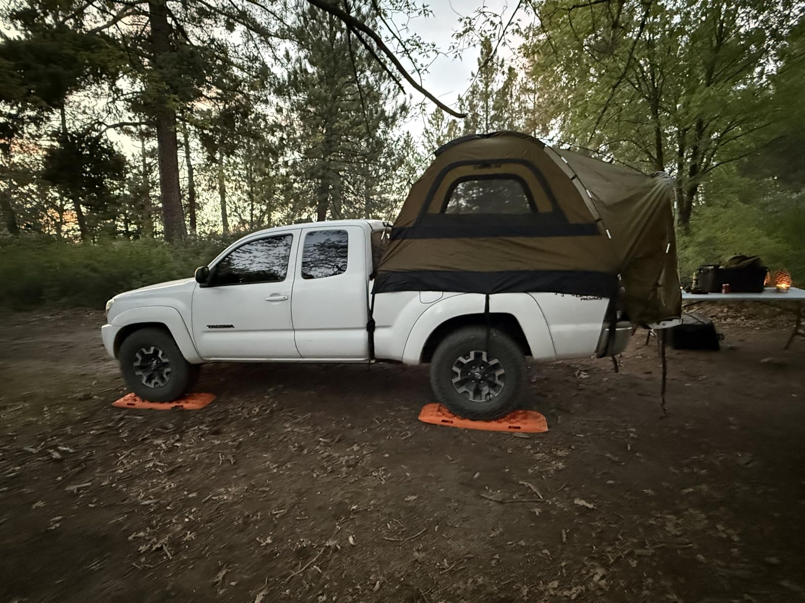 WildFinder Truck Bed Tent, Pickup Truck Tents for Camping 5.5-6.0 FT Bed | Waterproof PU3000mm Tent for Truck Bed, Heavy Duty Oxford Fabric Sleeping Truck Tent for Car Camping, Overlanding, Green customer photo 2