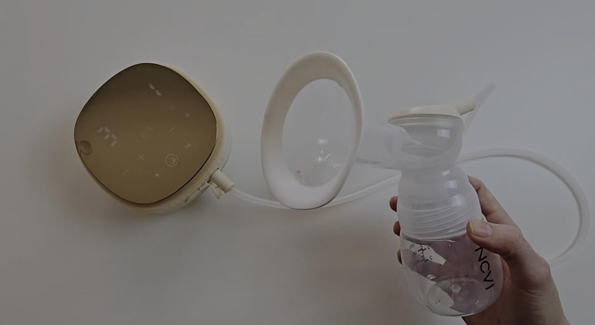 NCVI Electric Breast Pump, 2-in-1 Wearable & Bottle Breast Pump with Micro-Vibration Comfort, 4 Modes 9 Levels, 4400mAh Rechargeable Hands-Free Portable Pump for Home, Work & Travel customer photo 1