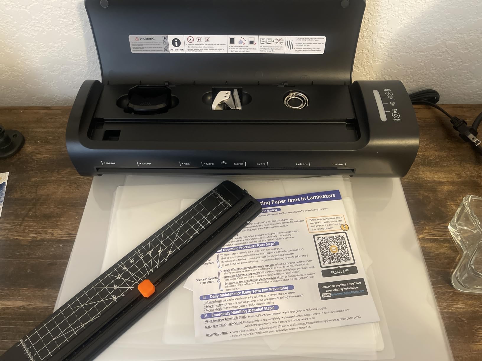 13 Inch Laminator Machine, 11x17 Hot & Cold Thermal Laminator, A3 11-in-1 customer photo 1