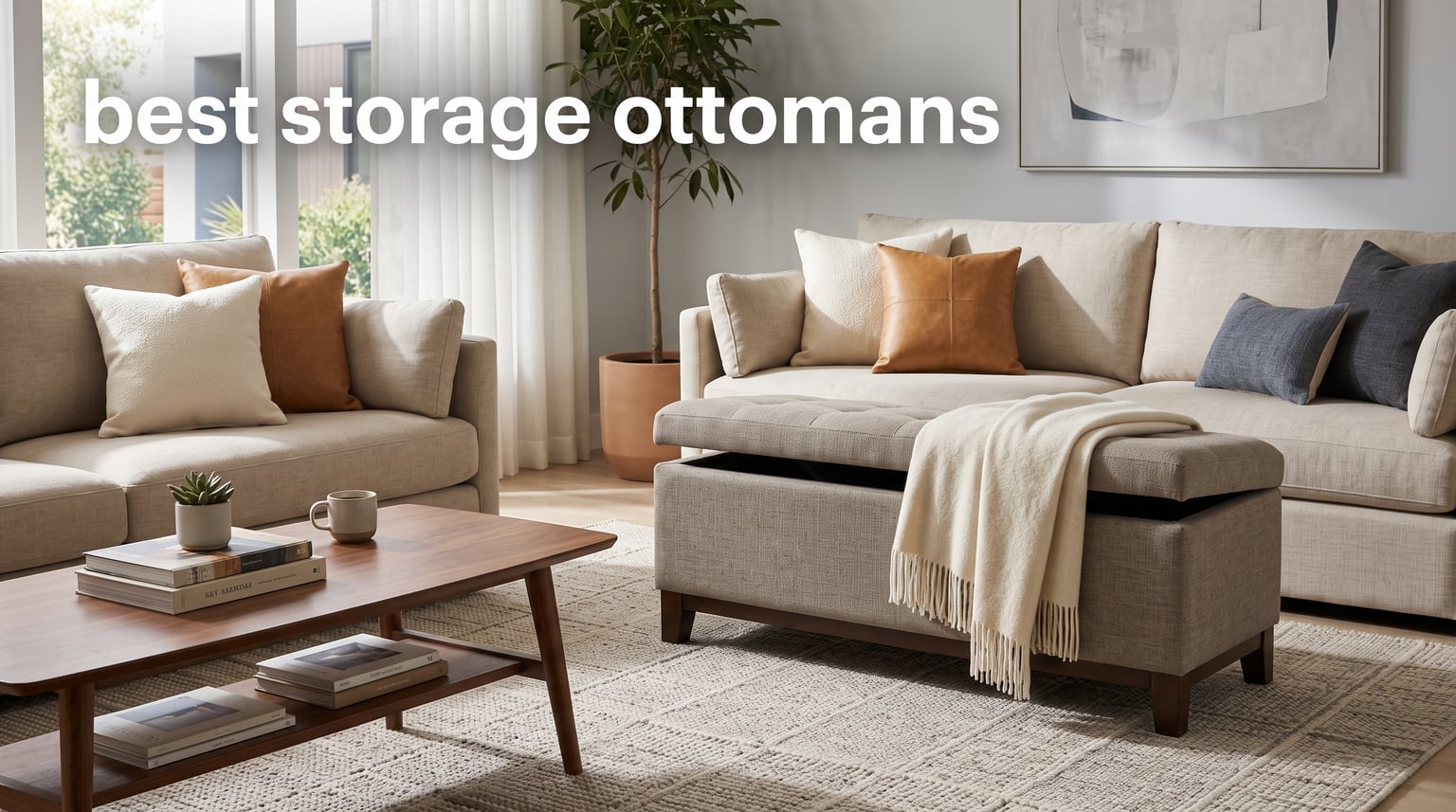 best storage ottomans