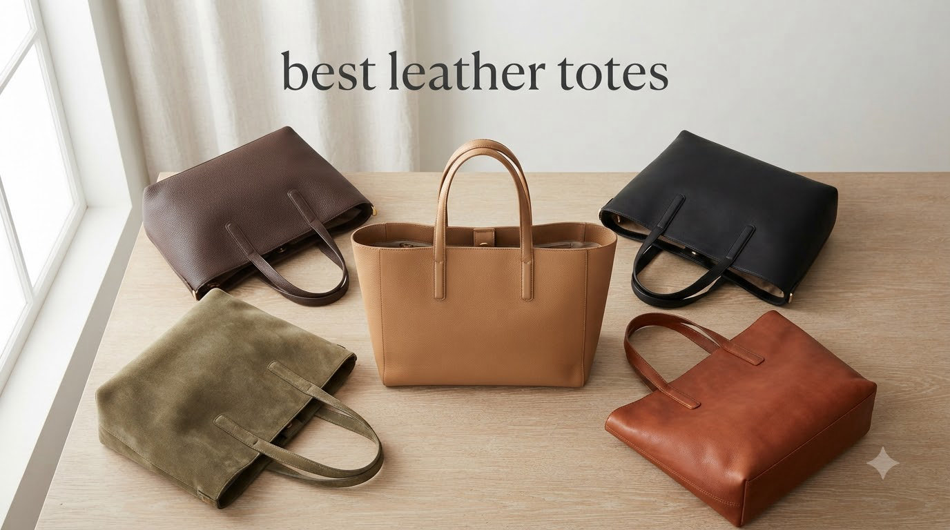best leather totes