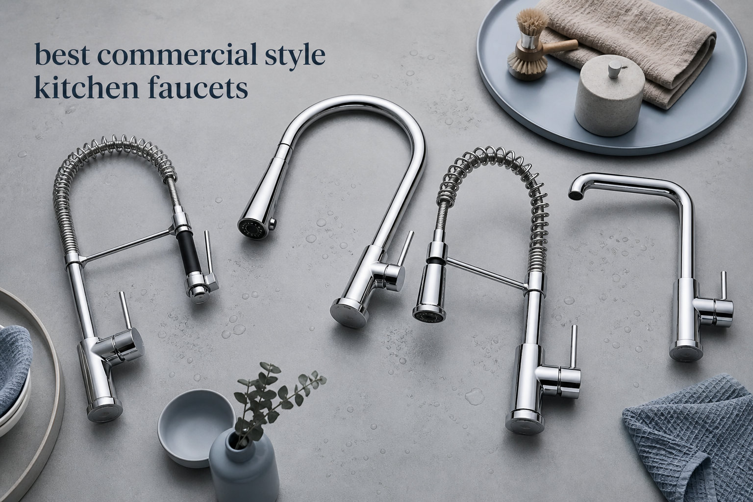 best commercial style kitchen faucets