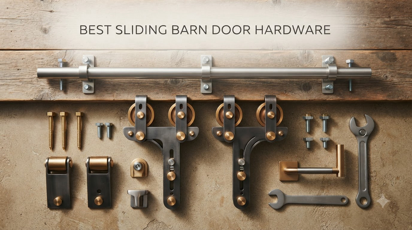 best sliding barn door hardware