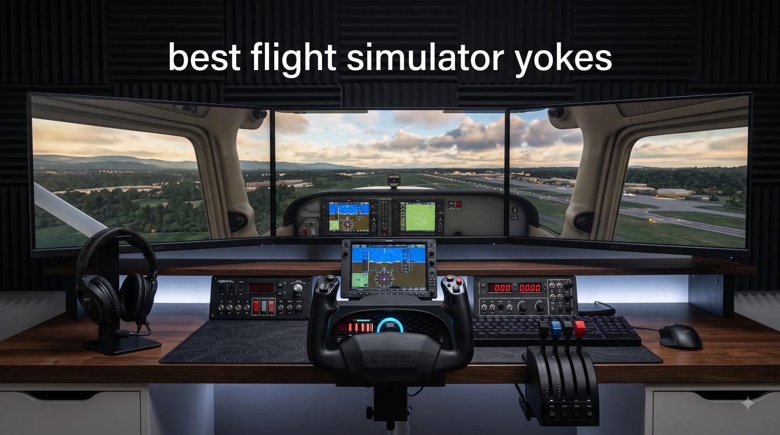 best flight simulator yokes