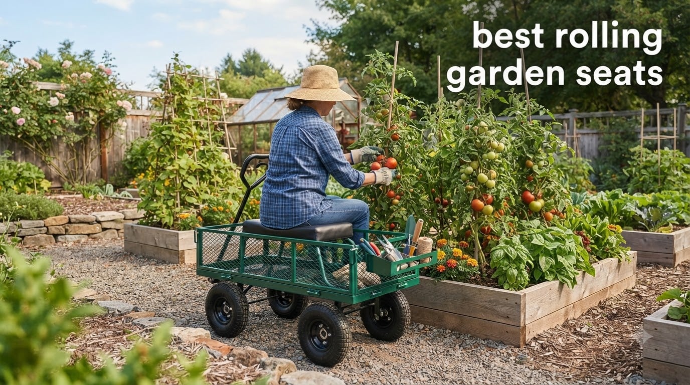 best rolling garden seats