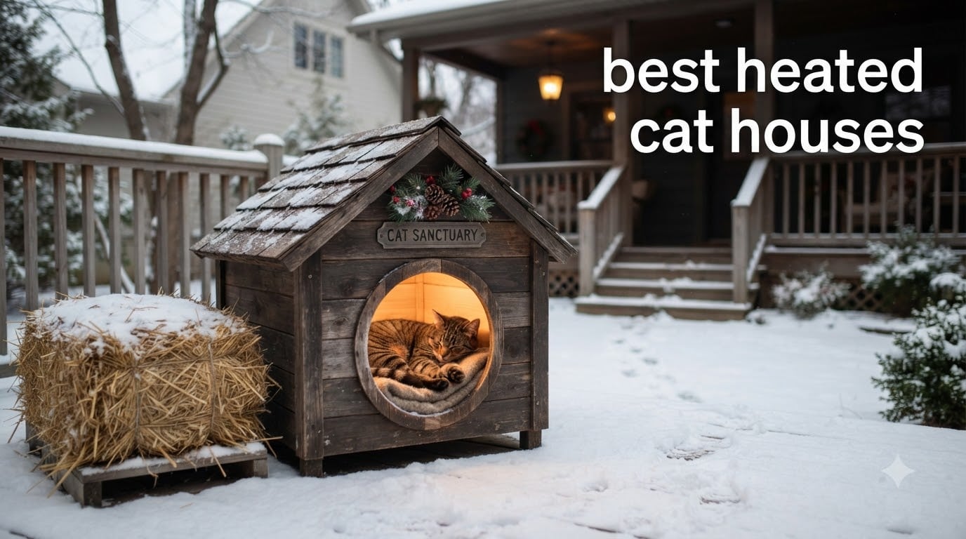 best heated cat houses
