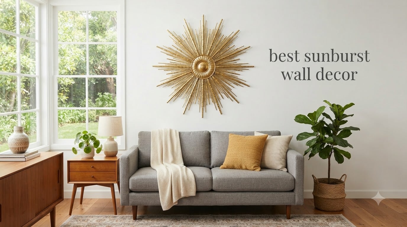 best sunburst wall decor
