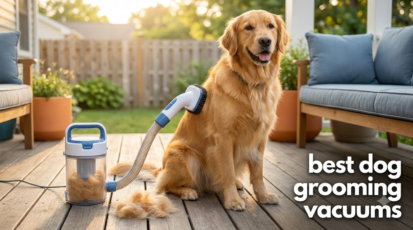 best dog grooming vacuums