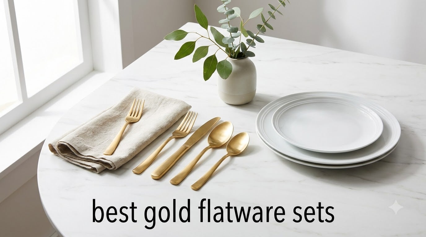 best gold flatware sets
