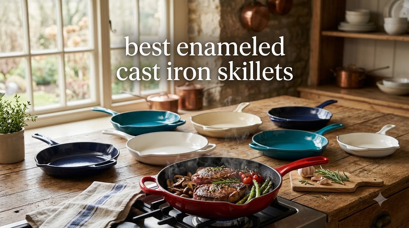 best enameled cast iron skillets