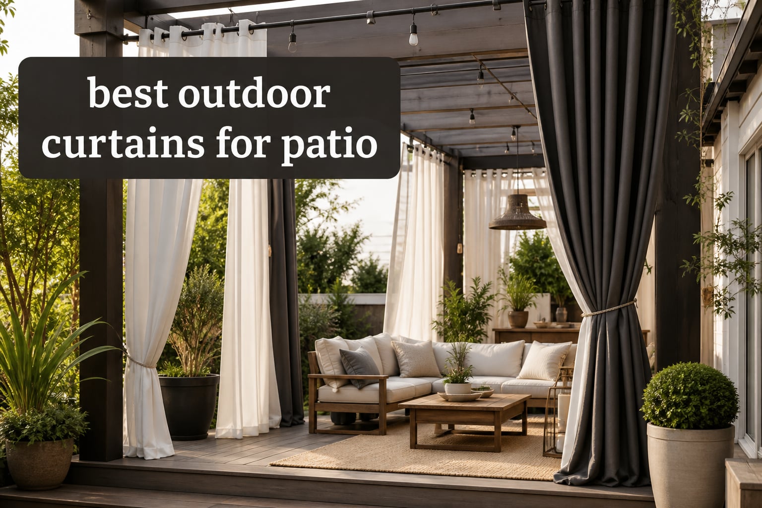 best outdoor curtains for patio