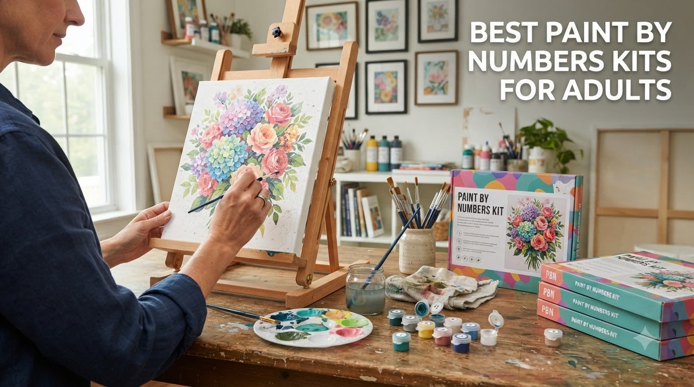 best paint by numbers kits for adults