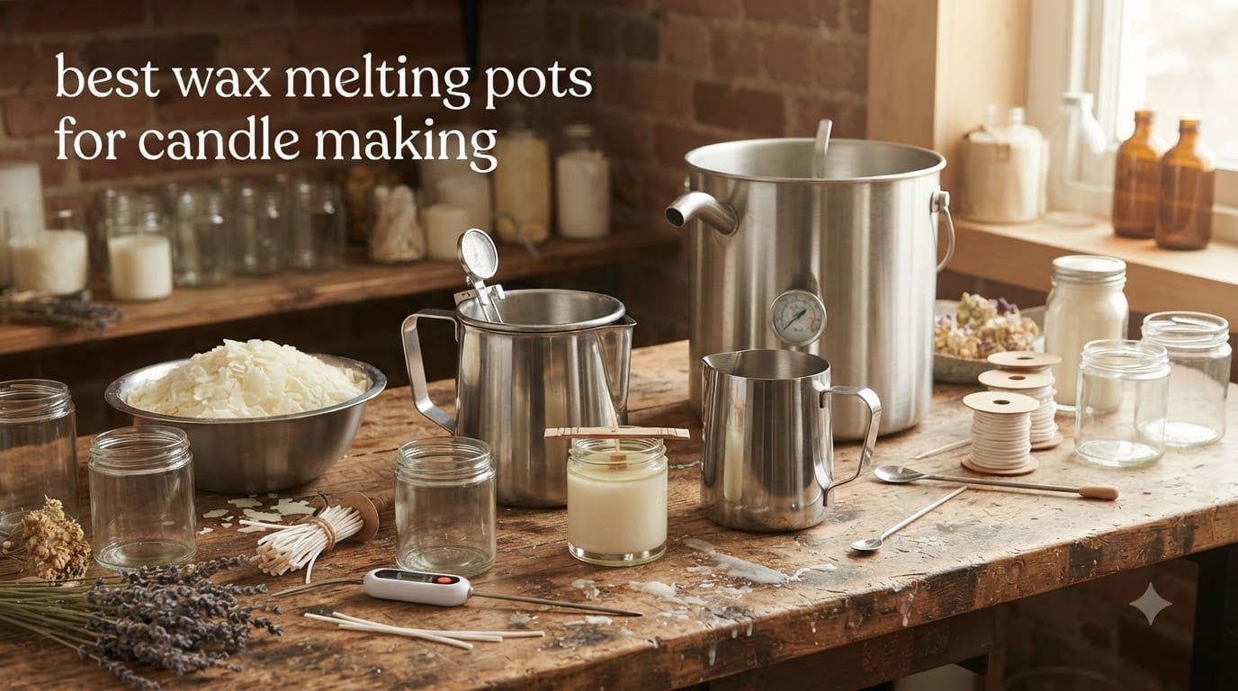 best wax melting pots for candle making