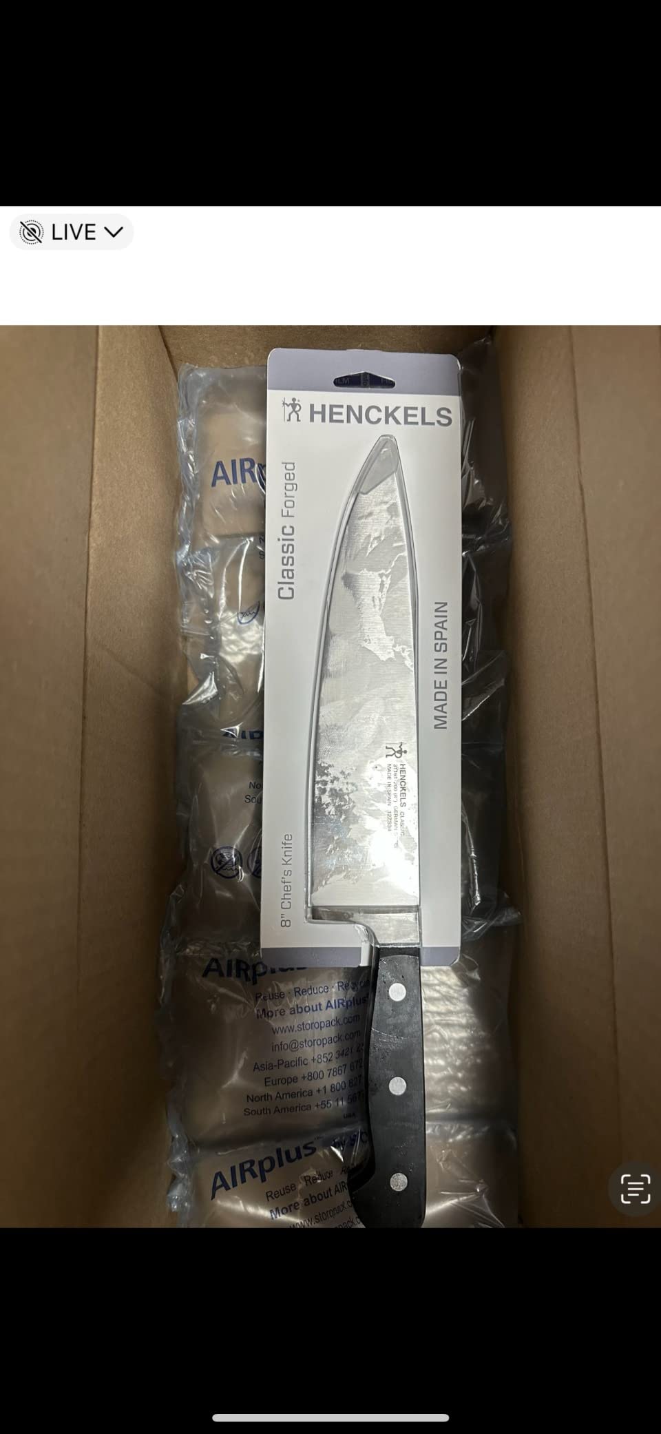 HENCKELS Classic 8-Inch Chef Knife, Razor-Sharp, German Engineered customer photo 2