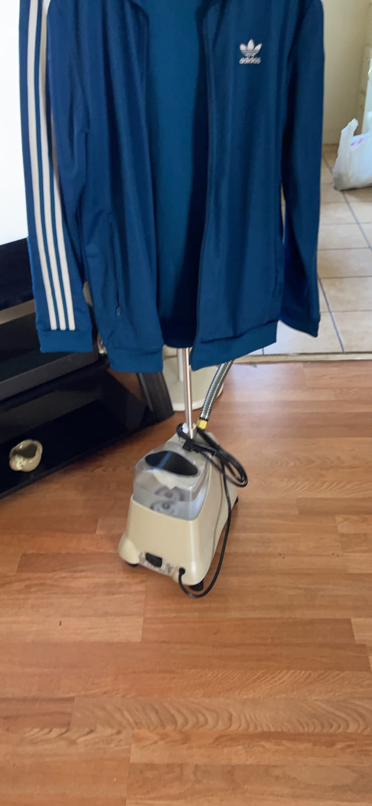 Jiffy Steamer J-2000 Jiffy Garment Steamer with Plastic Steam Head, 120 Volt, Beige customer photo 1