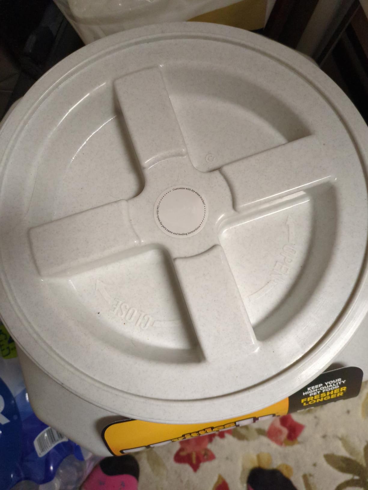 Vittles Vault Airtight Stackable Pet Food Storage Container Up to 60lbs customer photo 2